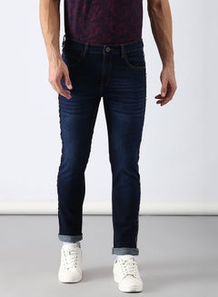 Buy Slim Fit Jeans Blue in Saudi Arabia