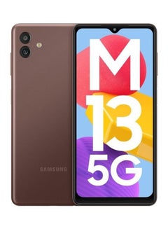 Buy M13 Dual Sim Stardust Brown 4GB RAM 64GB 5G - Middle East Version in Saudi Arabia