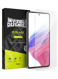 Buy Pack Of 2 Tempered Screen Protector Compatible With Samsung Galaxy A53 5G Premium Glass Film 9H Hardness Clear in UAE