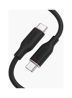 اشتري كابل باور لاين III فلو من منفذ USB-C إلى منفذ USB-C بقدرة 100 وات (بطول 0.9 م/ 3 أقدام) أسود في الامارات