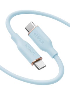 Buy PowerLine III Flow USB-C to USB-C Cable 100W (1.8m/6ft) Blue in Saudi Arabia