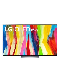Buy OLED evo TV 55-Inch C2 Series, Cinema Screen Design 4K Cinema HDR webOS22 With ThinQ AI Pixel Dimming OLED55C26LA Black in UAE