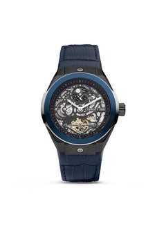 Buy Men's Ruscello Automatic Round Analog Wrist Watch CIWGE2207202 - 55mm - Blue in UAE