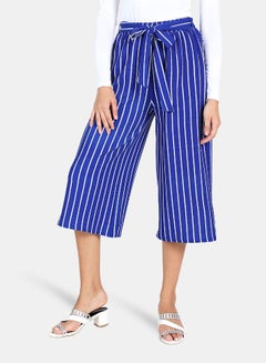 Buy Casual Pants Blue/White in Saudi Arabia