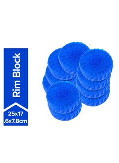 Buy 10-Piece Rim Block Blue 24x1x17centimeter in Egypt