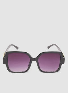 Buy Women's Sunglass With Durable Frame Lens Color Purple Frame Color Black in Egypt