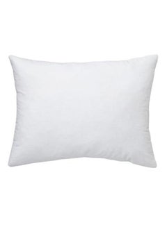 Buy Pressed Bed Pillow Polyester White 48 x 70cm in UAE