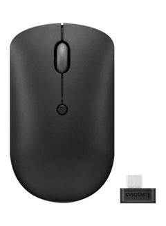Buy 400 USB Type-C Wireless Compact Mouse With Battery Black in UAE