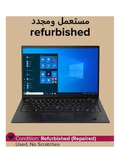 اشتري Refurbished - Thinkpad X1 Carbon G3 (2018) Laptop With 14-Inch Display,Intel Core i7 Processor/5th Gen/8GB RAM/256GB SSD/Intel UHD Graphics English Black English Black في الامارات