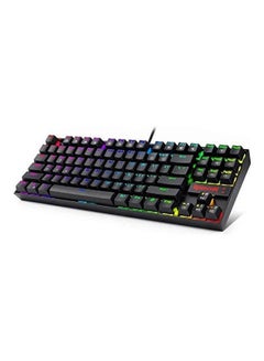 Buy Redragon K552 Mechanical Gaming Keyboard 60% Compact 87 Key Kumara Wired Cherry MX Blue Switches Equivalent For Windows PC Gamers (RGB Backlit Black) in UAE