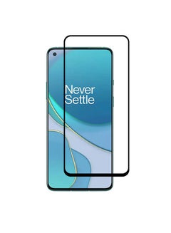 Buy OnePlus 8T Screen Protector Tempered Glass 6.55 inch Clear/Black in Saudi Arabia