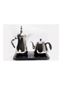 Buy Arabic Coffee And Tea Maker 1.0 L 1600.0 W GA-C9845 Silver/Black in UAE