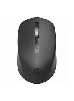 Buy 7 mAh S1000 Plus Wireless USB Mouse, 2.4GHz Wireless Dongle, Up to 1600 DPI, Optical Sensor, Ambidextrous Design, Silent Clicks Black in UAE