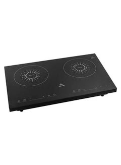 Buy Induction Hob 2 Burners Soft Touch Control With 9 Stage Power Setting 3500.0 W EVKA-IH201B Black in UAE