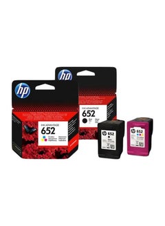 Buy 2-Piece 652 Ink Advantage Toner Cartridge Set Black / Tri-colour in Egypt