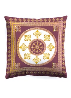 Buy Decorative Cushion , Size 45X45 Cm Majlis - 100% Cotton Cover Microfiber Infill Bedroom Or Living Room Decoration Majlis Standard Size in UAE