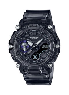 Buy Men's Resin Strap Round Shape Analog & Digital Wrist Watch GA-2200SKL-8ADR - 47mm - Grey in Egypt
