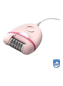 Buy Satinelle Essential Corded Epilator With 5 Attachments Pink in UAE
