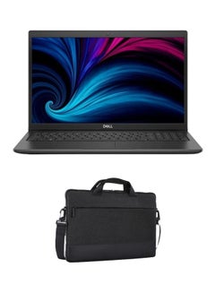 اشتري Business & Professional Laptop Latitude 3520 With 15.6-Inch Antiglare Display, Core i3 1005G1 Processor/8GB RAM/1TB HDD + 128GB SSD/Intel Iris XE Graphics 620/Windows 11 With Bag English Black في الامارات