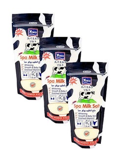 Buy Pack of 3 Spa Milk Salt 3 X 300grams in Saudi Arabia