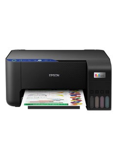 Buy Ecotank L3251 Home Ink Tank Printer A4, Colour, 3-In-1 With Wifi And Smartpanel App Connectivity Black in UAE