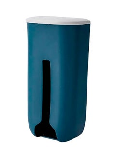 Buy Garbage Bag Dispenser Blue/White 12.7x9x26.2cm in UAE