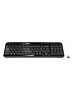 Buy K360 Compact Wireless Keyboard For Windows With USB Receiver Black in UAE