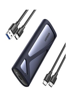 اشتري M.2 NVMe and SATA SSD Enclosure Reader Adapter, 10Gbps USB C 3.2 Gen2, Silver في الامارات