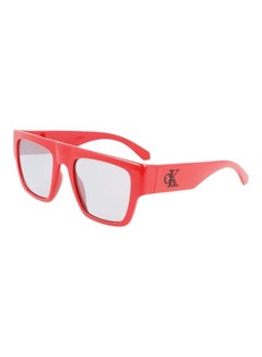 Buy Full Rim Injected Rectangle Sunglasses CKJ22636S 5321 (600) Red in UAE