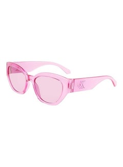 اشتري Women's Full Rim Injected Cat Eye Sunglasses CKJ22634S 5518 (675) Transparent Pink في الامارات
