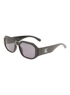 Buy Full Rim Injected Modified Rectangle Sunglasses CKJ22633S 5518 (001) Black in UAE