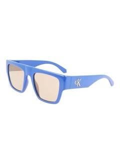 Buy Full Rim Injected Rectangle Sunglasses CKJ22636S 5321 (400) Blue in UAE