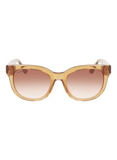 Buy Women's Full Rim Acetate Oval Sunglasses L971S 5220 (234) Transparent Caramel in UAE