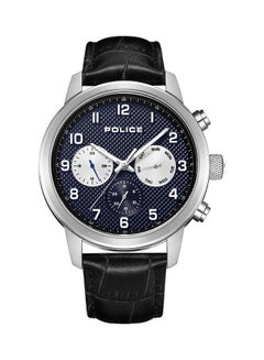 Buy Men's Raho Leather Strap Chronograph Wrist Watch PEWJK2228202 - 44mm - Black in UAE
