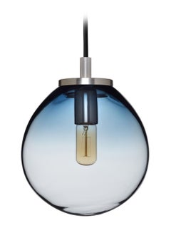 Buy Handmade Art Glass Pendant Lighting Blue Unique Luxury Quality Material for the Perfect Stylish Home 28 x 28 x 33.5cm Blue in Saudi Arabia