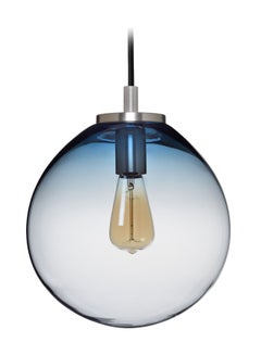 Buy Handmade Art Glass Pendant Lighting Blue Unique Luxury Quality Material for the Perfect Stylish Home 23 x 23 x 28.5cm Blue in Saudi Arabia