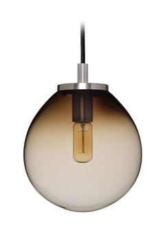 Buy Handmade Art Glass Pendant Lighting Brown Unique Luxury Quality Material for the Perfect Stylish Home 23 x 23 x 28.5cm Brown in UAE