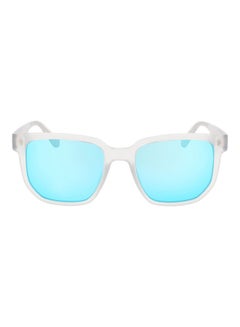 Buy Men's Full Rim Injected Square Sunglasses CKJ22611S 5519 (971) Crystal Clear in Saudi Arabia