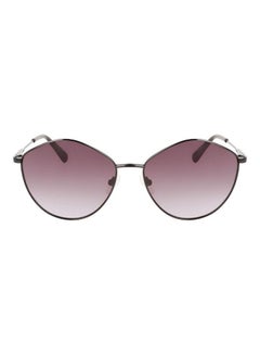 Buy Women's Full Rim Metal Tea Cup Sunglasses CKJ22202S 6117 (001) Black in UAE