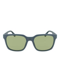 Buy Men's Full Rim Injected Modified Rectangle Sunglasses L967S 5519 (401) Matte Blue in UAE