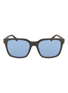 اشتري Men's Full Rim Injected Modified Rectangle Sunglasses L967S 5519 (010) Matte Charcoal Black في الامارات