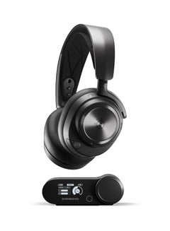 اشتري Arctis Nova Pro Wireless - Multi-System Gaming Headset - Premium Hi-Fi Drivers - Active Noise Cancellation - Infinity Power System - PC, PS5, PS4, Switch, Mobile في السعودية