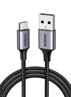 Buy USB C Cable 3M USB A to Type C Cable Nylon Braided Fast Charger Compatible with Samsung Galaxy S21, Note 20, MacBook Pro, Nintendo Switch, Huawei, iPad mini 6, GoPro Hero 7,PS5 Controller, etc Black in Saudi Arabia