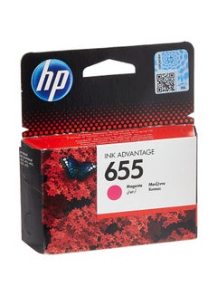 Buy 655 Magenta Original Ink Cartridge Works with HP DeskJet Ink Advantage 3525, 4615, 4625, 5525 Printers Magenta in UAE