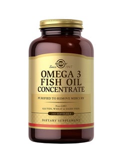 Buy Omega-3 Fish Oil Concentrate - 240 Softgels in UAE