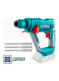 Buy Lithium-Ion Rotary Hammer 20V With 3pcs SDS-plus TRHLI1601 Multicolour in Saudi Arabia