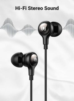 Buy Headphones Type C Headphones Wired Earphones with Microphone USB-C Earphones Earbuds Sound Noise Isolating for New iPad mini 6 iPad Pro Galaxy S20 S20+ Black in UAE