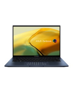Buy Zenbook 14 OLED UX3402ZA-OLED1P5W Laptop With 14-Inch OLED Display, Intel Core i5-1240P Processor / 8GB RAM / 512GB SSD / Intel Iris Xe Graphics / Win11 Home / English/Arabic Ponder Blue in UAE