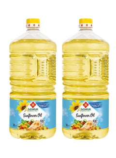 Buy Sunflower Oil 3Liters Pack of 2 in UAE