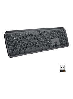 Buy MX Keys Advanced Wireless Illuminated Keyboard for Mac,Backlit LED Keys, Bluetooth,USB-C, MacBook Pro,Macbook Air,iMac, iPad Compatible, Metal Build BLACK in UAE